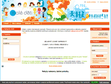 Tablet Screenshot of maledeti.cz